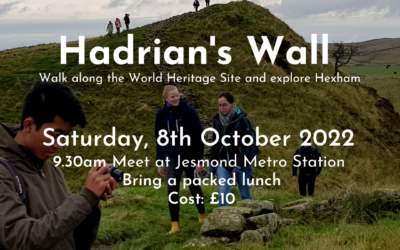 Day trip to Hadrian’s Wall Sat 8th October