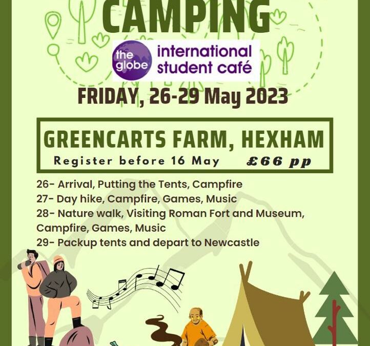 Globe Camping Trip 26-29 May