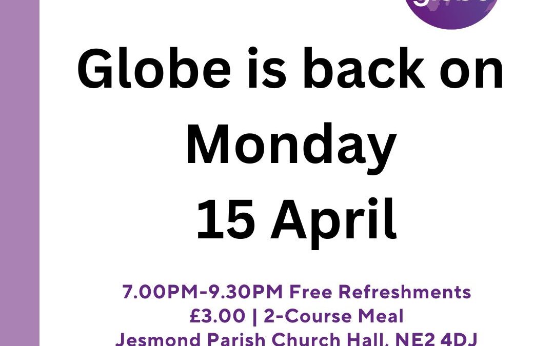Globe is back on 15 April